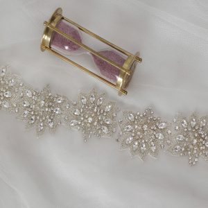 Rhinestone Belt Prom Dress | Starshine Handmade Applique Trim