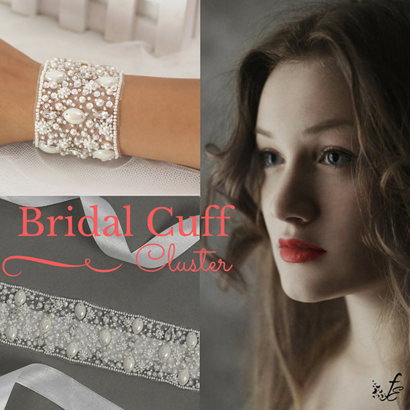 Bohemian Wedding Dress | Cluster Hand Made Appliqué Trim